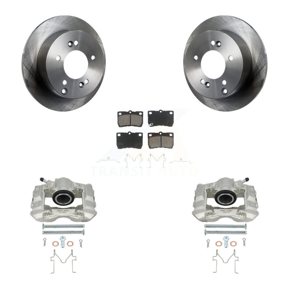 Rear Disc Brake Caliper Rotors And Ceramic Pads Kit For Lexus IS250 KC8-100443C
