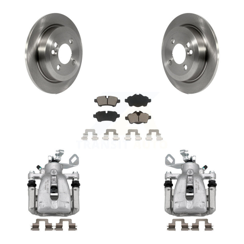 Rear Disc Brake Caliper Rotors And Ceramic Pads Kit For Mini Cooper KC8-100448C