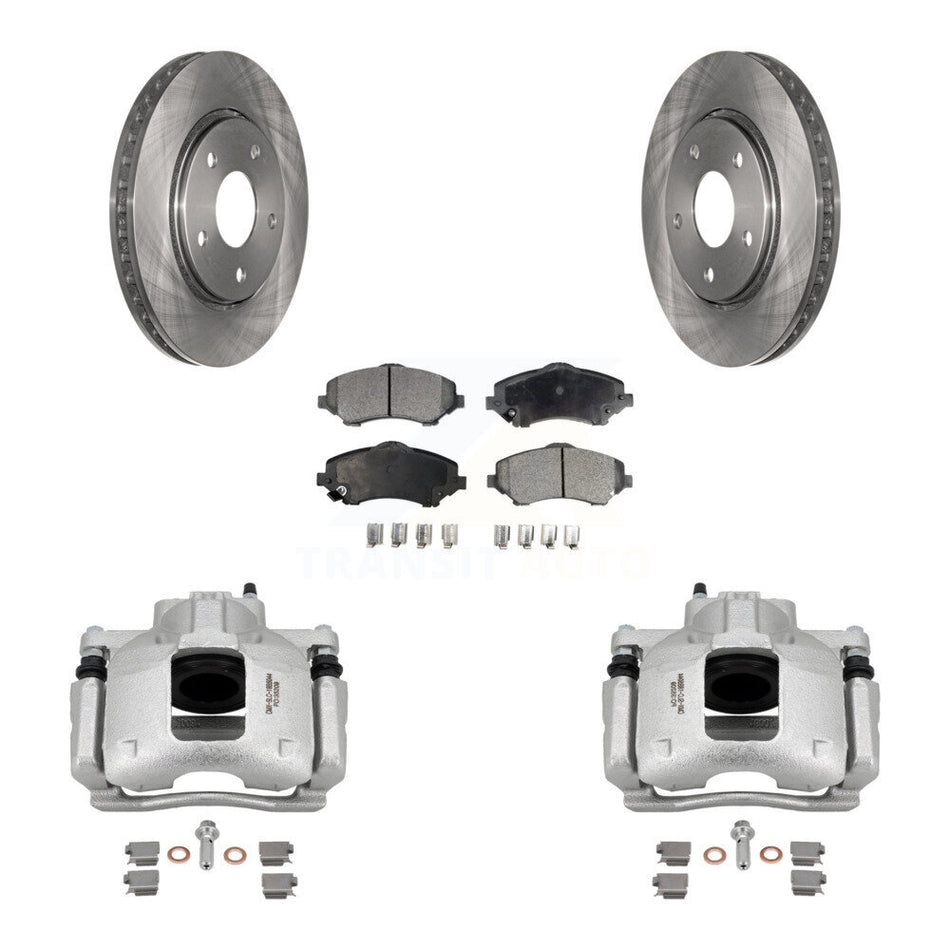 Front Brake Caliper Rotor Ceramic Pad Kit For Dodge Grand Caravan Chrysler Town & Routan KC8-100459T