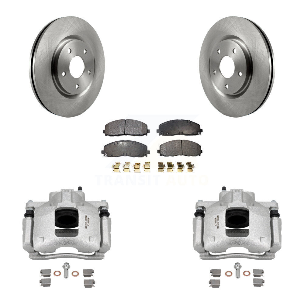 Front Disc Brake Caliper Rotors And Ceramic Pads Kit For Volkswagen Routan Ram C/V KC8-100461T