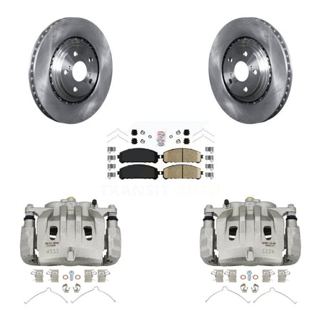 Front Brake Caliper Rotor Ceramic Pad Kit For Lexus RX350 Toyota Highlander NX300 NX200t KC8-100485N