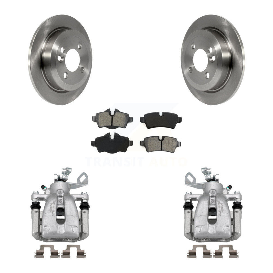 Rear Disc Brake Caliper Rotors And Semi-Metallic Pads Kit For Mini Cooper KC8-100486S