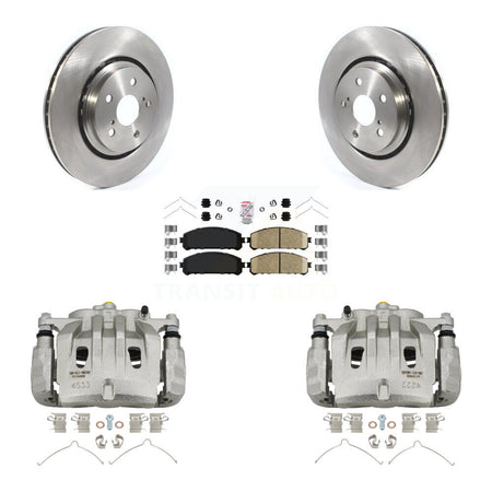 Front Disc Brake Caliper Rotors And Ceramic Pads Kit For 2022 Lexus NX350h NX350 NX250 KC8-100488N