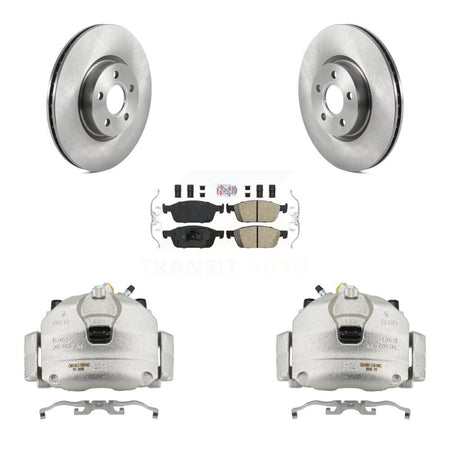 Front Disc Brake Caliper Rotors And Ceramic Pads Kit For Ford Transit Connect KC8-100495N