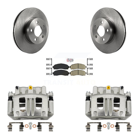Front Brake Caliper Rotor And Ceramic Pad Kit For Ford Ranger Mazda B4000 Explorer Sport KC8-100496N