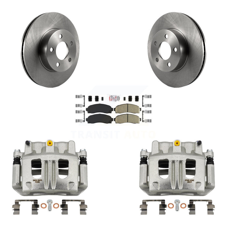 Front Brake Caliper Rotor And Ceramic Pad Kit For Ford Ranger Mazda B4000 Explorer Sport KC8-100497N