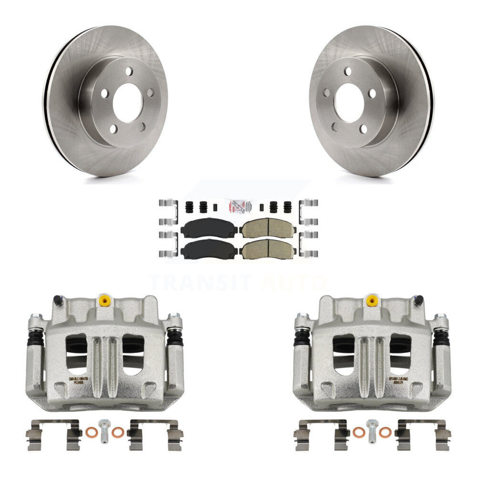 Front Disc Brake Caliper Rotors And Ceramic Pads Kit For Ford Ranger Mazda B4000 4WD KC8-100499N
