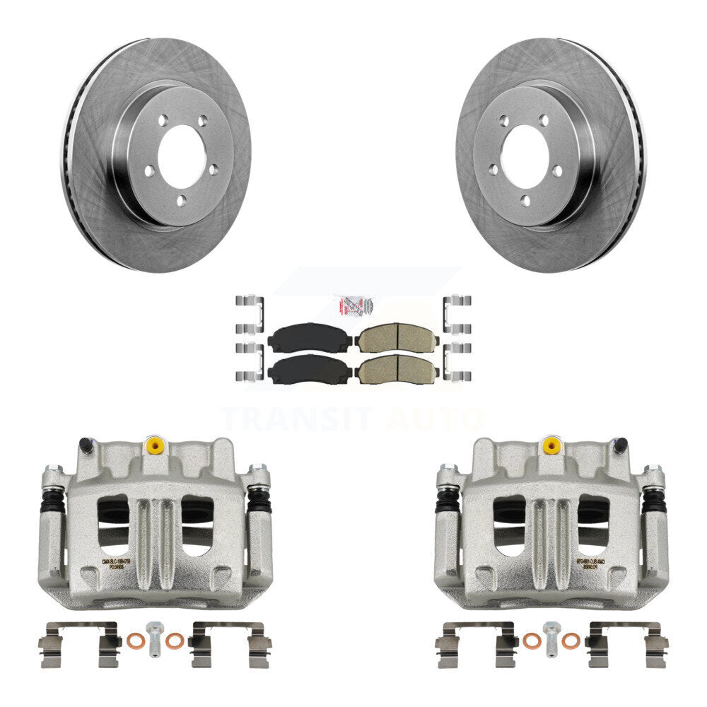 Front Disc Brake Caliper Rotor And Ceramic Pad Kit For Ford Explorer Mercury Mountaineer KC8-100500N