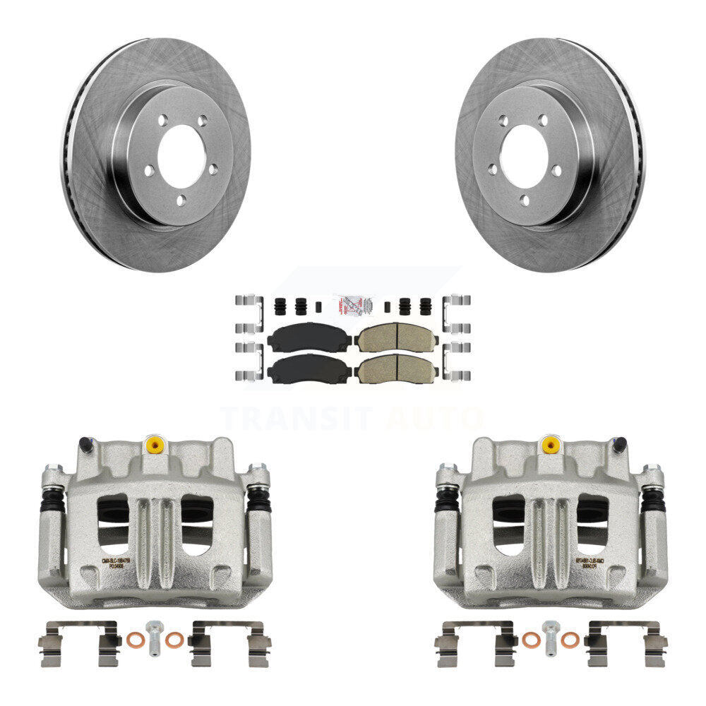 Front Disc Brake Caliper Rotor And Ceramic Pad Kit For Ford Explorer Mercury Mountaineer KC8-100501N