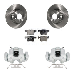 Front Disc Brake Caliper Rotors And Ceramic Pads Kit For 2016-2018 BMW 330e KC8-100512T