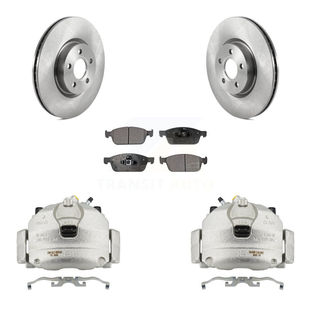 Front Disc Brake Caliper Rotors And Ceramic Pads Kit For Ford Transit Connect KC8-100526T