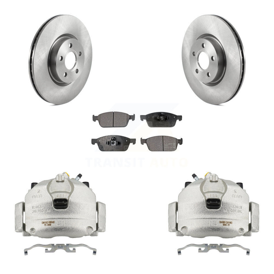 Front Disc Brake Caliper Rotors And Ceramic Pads Kit For Ford Transit Connect KC8-100526T
