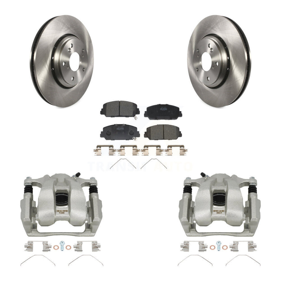 Front Disc Brake Caliper Rotors And Ceramic Pads Kit For Honda Accord Acura ILX KC8-100543T