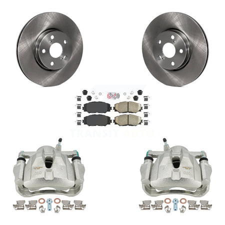 Front Disc Brake Caliper Rotors And Ceramic Pads Kit For Toyota Corolla Scion xD Matrix Pontiac Vibe KC8-100553N by Transit Auto