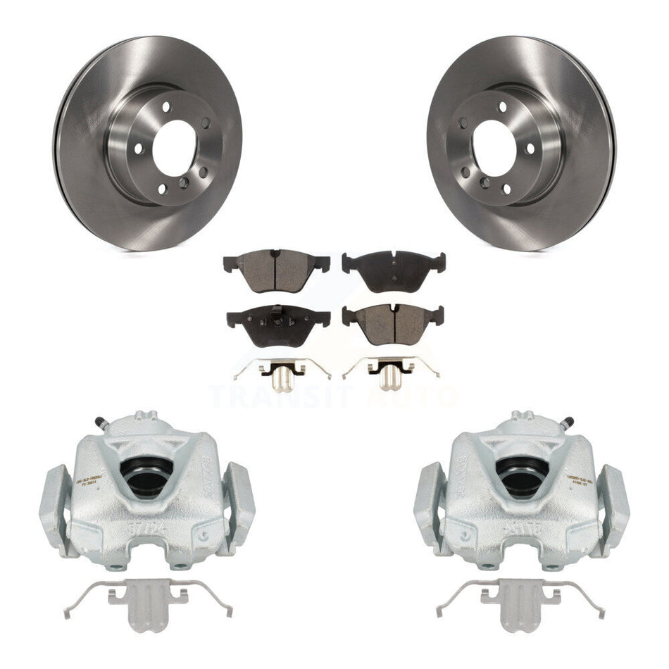 Front Disc Brake Caliper Rotors And Ceramic Pads Kit For 2008 BMW 328xi To 08 07 KC8-100560T