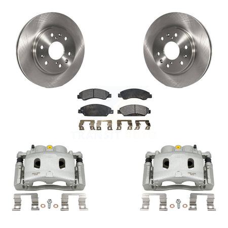 Front Brake Caliper Rotors Ceramic Pad Kit For Chevrolet Avalanche Cadillac GMC Tahoe XL KC8-100567T