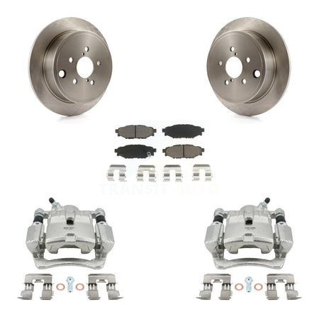 Rear Disc Brake Caliper Rotors And Ceramic Pads Kit For Subaru Impreza Forester WRX KC8-100596C