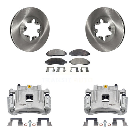Front Brake Caliper Rotors Ceramic Pad Kit For Chevrolet Colorado GMC Canyon Isuzu i-280 KC8-100598T