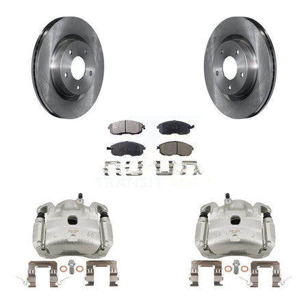 Front Disc Brake Caliper Rotors And Ceramic Pads Kit For Nissan Altima KC8-100620T