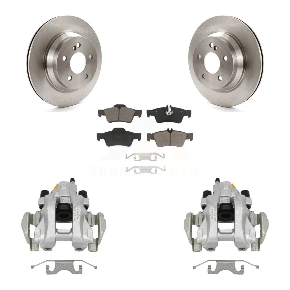 Rear Brake Caliper Rotors Ceramic Pad Kit For Mercedes-Benz E350 E500 E320 CLS550 CLS500 KC8-100628C