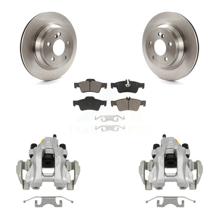 Rear Brake Caliper Rotors Ceramic Pad Kit For Mercedes-Benz E350 E500 E320 CLS550 CLS500 KC8-100628C