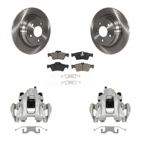 Rear Disc Brake Caliper Rotors And Ceramic Pads Kit For Mercedes-Benz E350 E320 E500 KC8-100629C