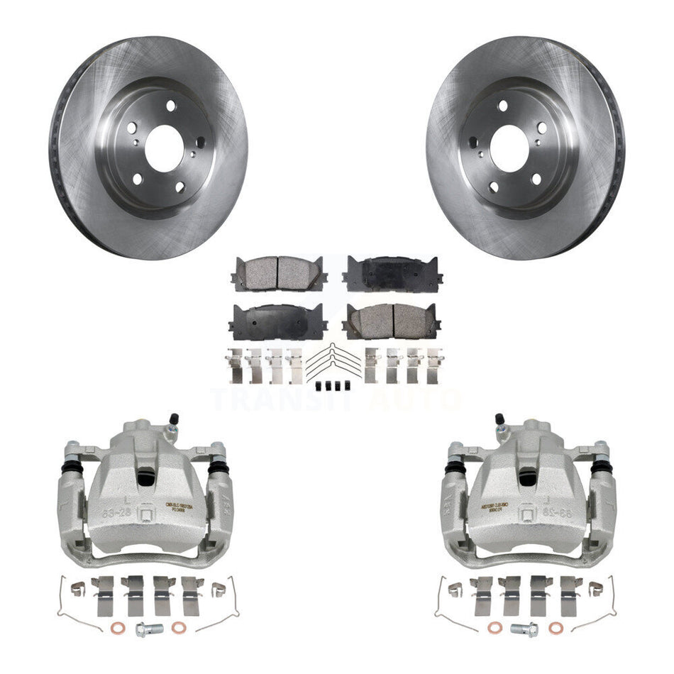 Front Brake Caliper Rotor And Ceramic Pad Kit For Toyota Camry Lexus ES350 Avalon ES300h KC8-100642T