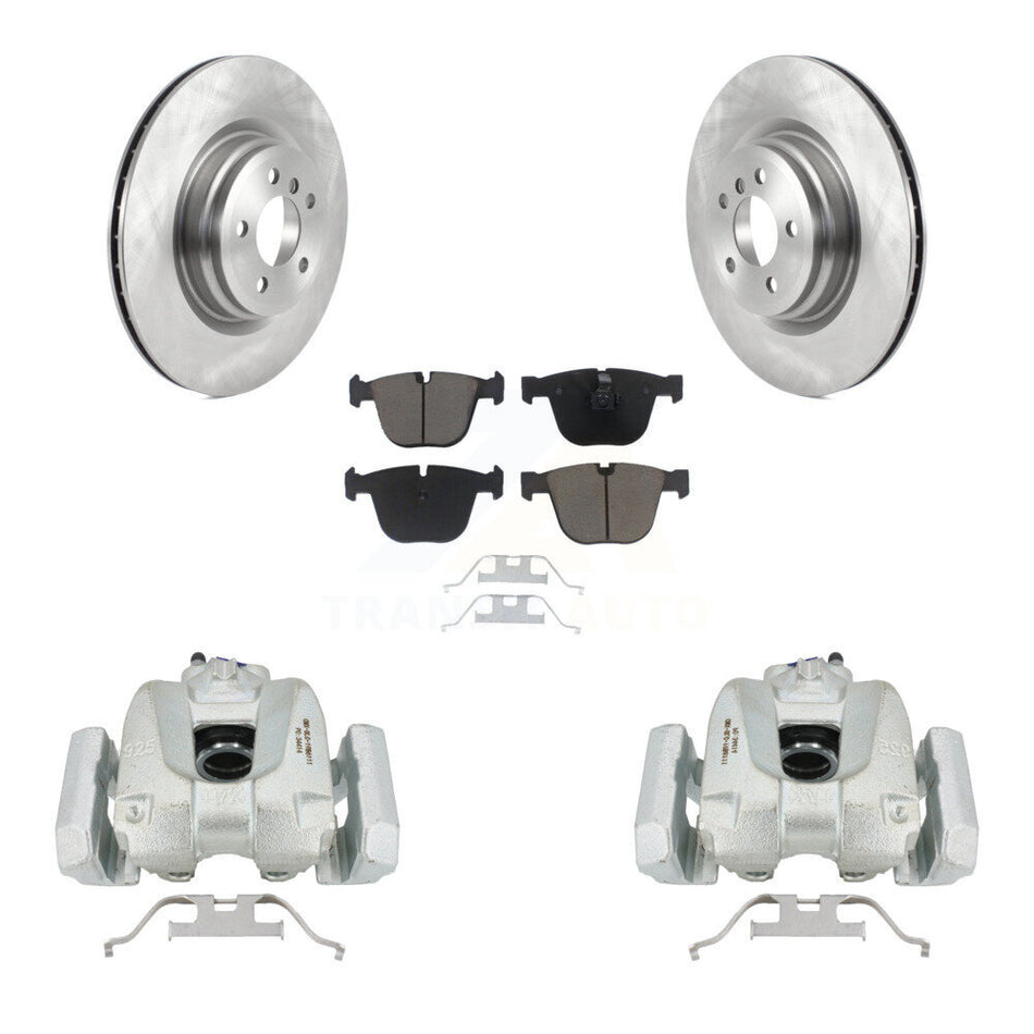 Rear Disc Brake Caliper Rotors And Ceramic Pads Kit For BMW 750Li xDrive 750i 550i GT Alpina B7 760Li B7L KC8-100646C