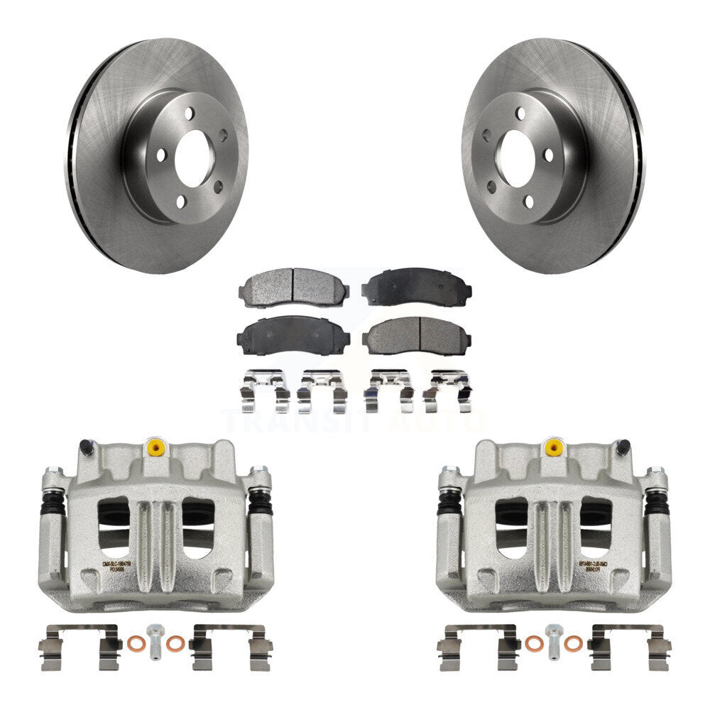 Front Brake Caliper Rotor And Ceramic Pad Kit For Ford Ranger Mazda B4000 Explorer Sport KC8-100664T