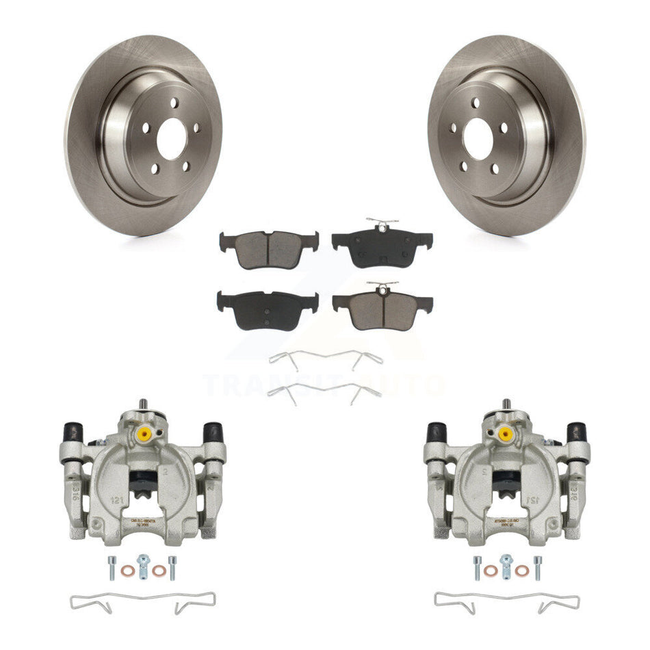 Rear Disc Brake Caliper Rotor And Ceramic Pad Kit For Ford Edge Lincoln MKX Nautilus MKZ KC8-100667C