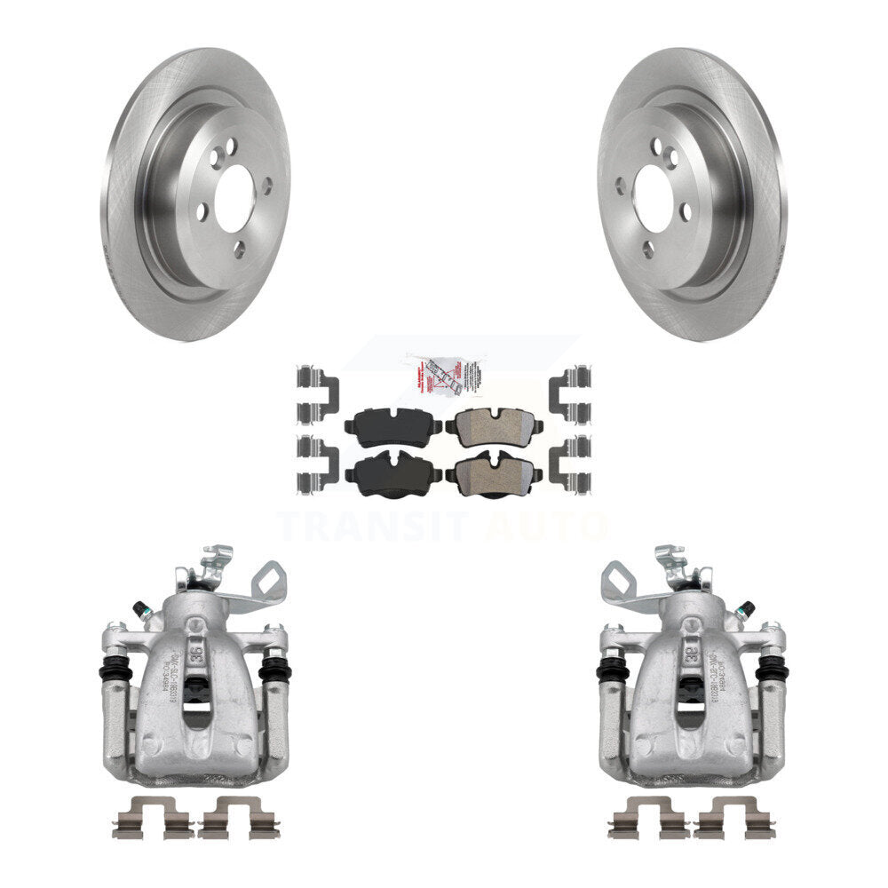 Rear Disc Brake Caliper Rotors And Semi-Metallic Pads Kit For Mini Cooper KC8-100684N