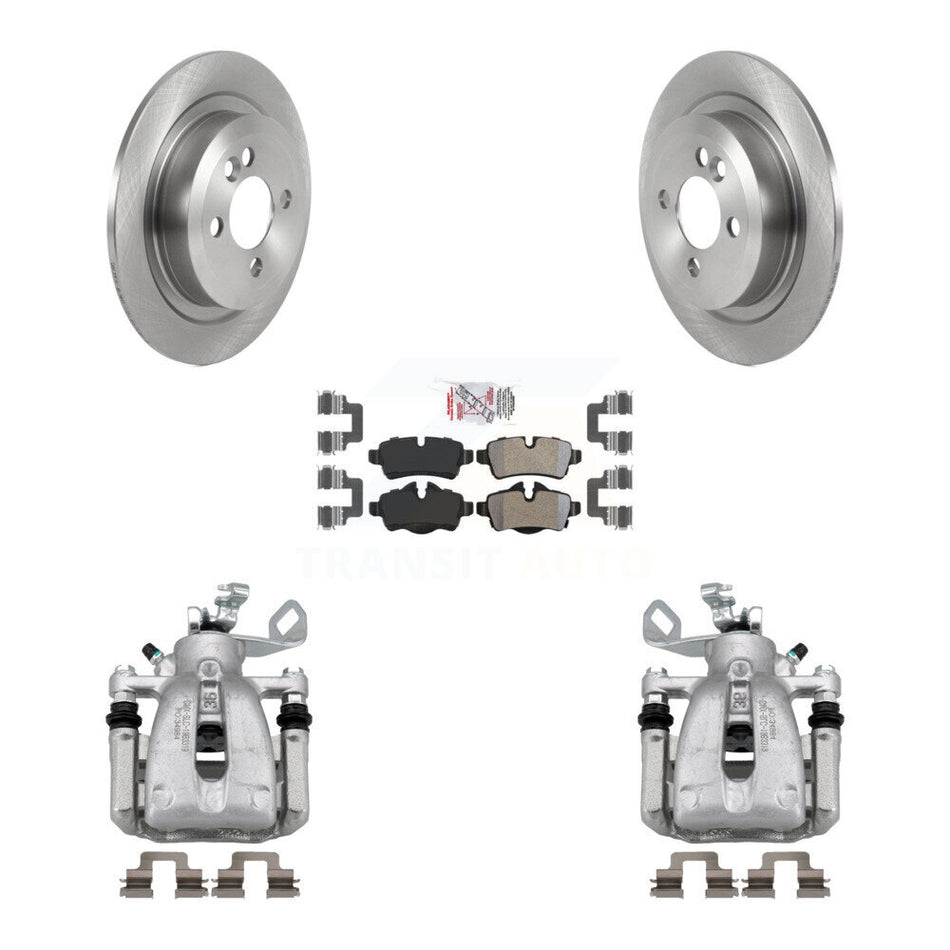 Rear Disc Brake Caliper Rotors And Semi-Metallic Pads Kit For Mini Cooper KC8-100684N