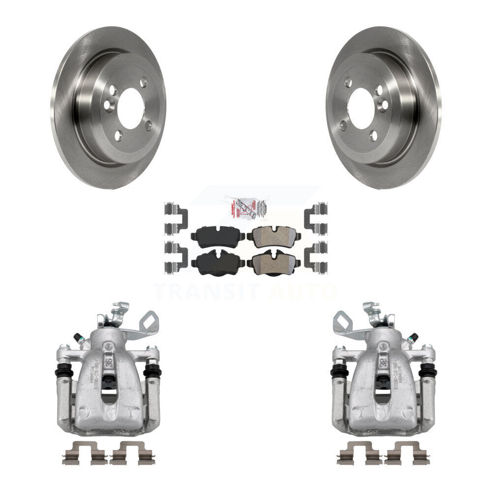Rear Disc Brake Caliper Rotors And Semi-Metallic Pads Kit For Mini Cooper KC8-100685N