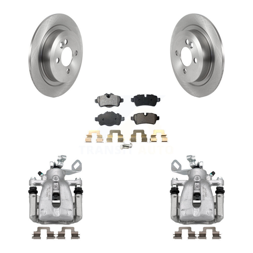 Rear Disc Brake Caliper Rotors And Semi-Metallic Pads Kit For Mini Cooper KC8-100686P