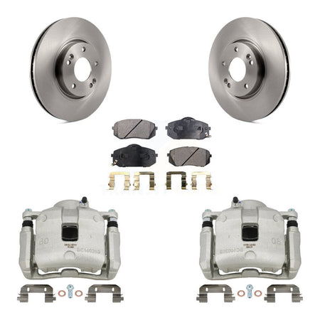 Front Disc Brake Caliper Rotors Ceramic Pad Kit For 2016 Kia Sportage 2.4L From 12 10 15 KC8-100701T