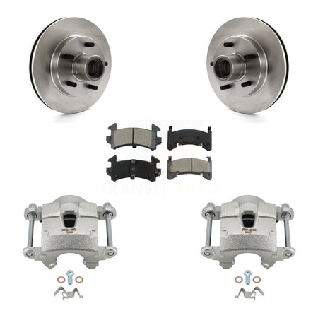 Front Brake Caliper Rotors & Semi-Metallic Pad Kit For 2003 Chevrolet S10 GMC Sonoma RWD KC8-100707S