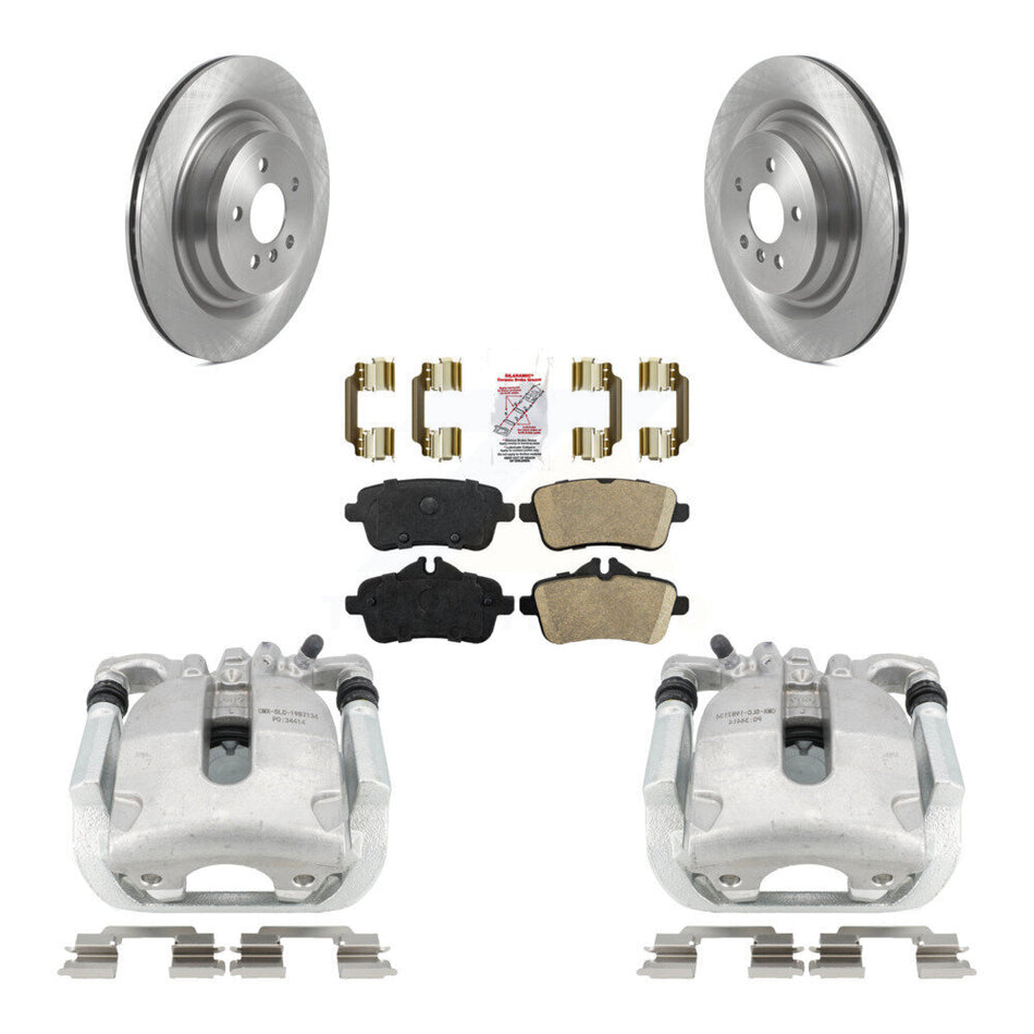 Rear Disc Brake Caliper Rotors And Ceramic Pads Kit For Mercedes-Benz GL450 GLS550 GL550 ML63 AMG KC8-100709N