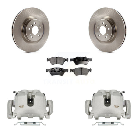 Front Disc Brake Caliper Rotors And Ceramic Pads Kit For Mercedes-Benz ML350 R350 KC8-100714T