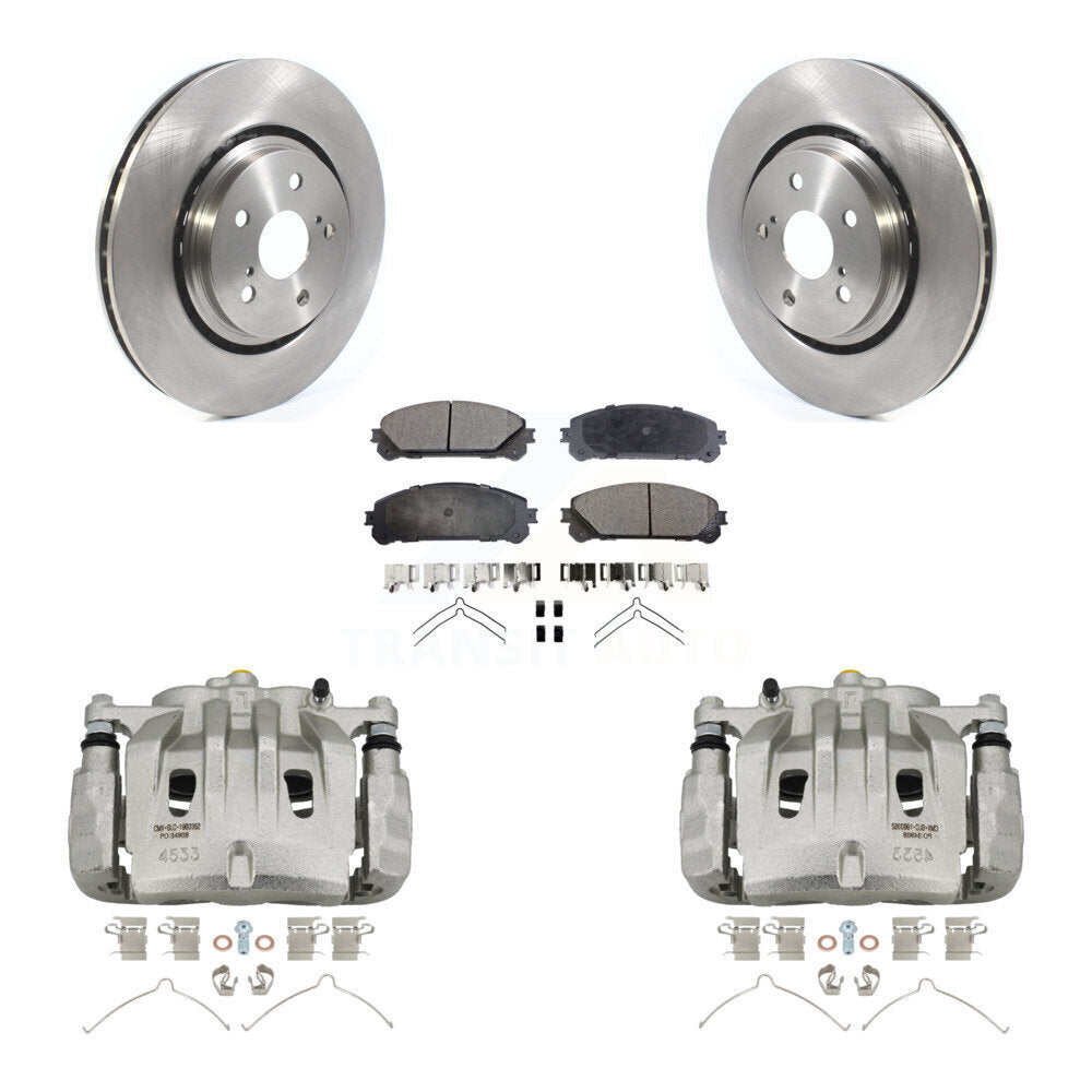 Front Disc Brake Caliper Rotors And Ceramic Pads Kit For 2022 Lexus NX350h NX350 NX250 KC8-100719T