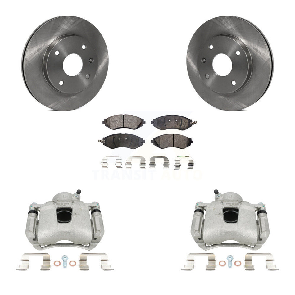 Front Disc Brake Caliper Rotors And Ceramic Pads Kit For Suzuki Forenza Reno Chevrolet Optra KC8-100721T
