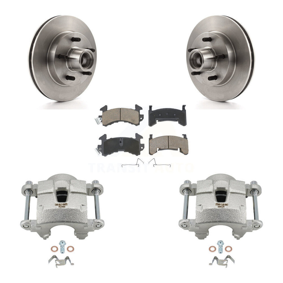 Front Brake Caliper Rotors Ceramic Pad Kit For Chevrolet Camaro Pontiac S10 Firebird GMC KC8-100722C