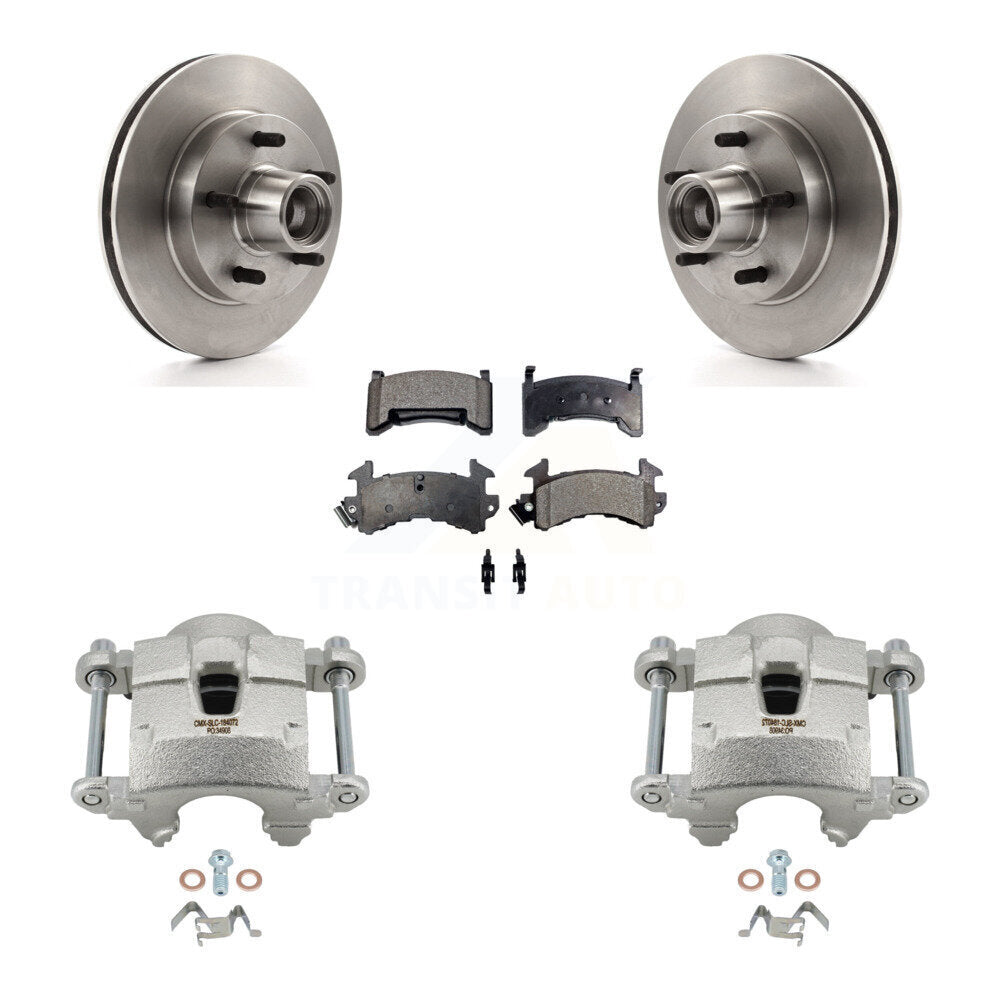 Front Brake Caliper Rotors Ceramic Pad Kit For Chevrolet Camaro Pontiac S10 Firebird GMC KC8-100730T