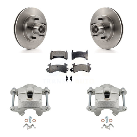 Front Brake Caliper Rotors Ceramic Pad Kit For Chevrolet Camaro Pontiac S10 Firebird GMC KC8-100730T