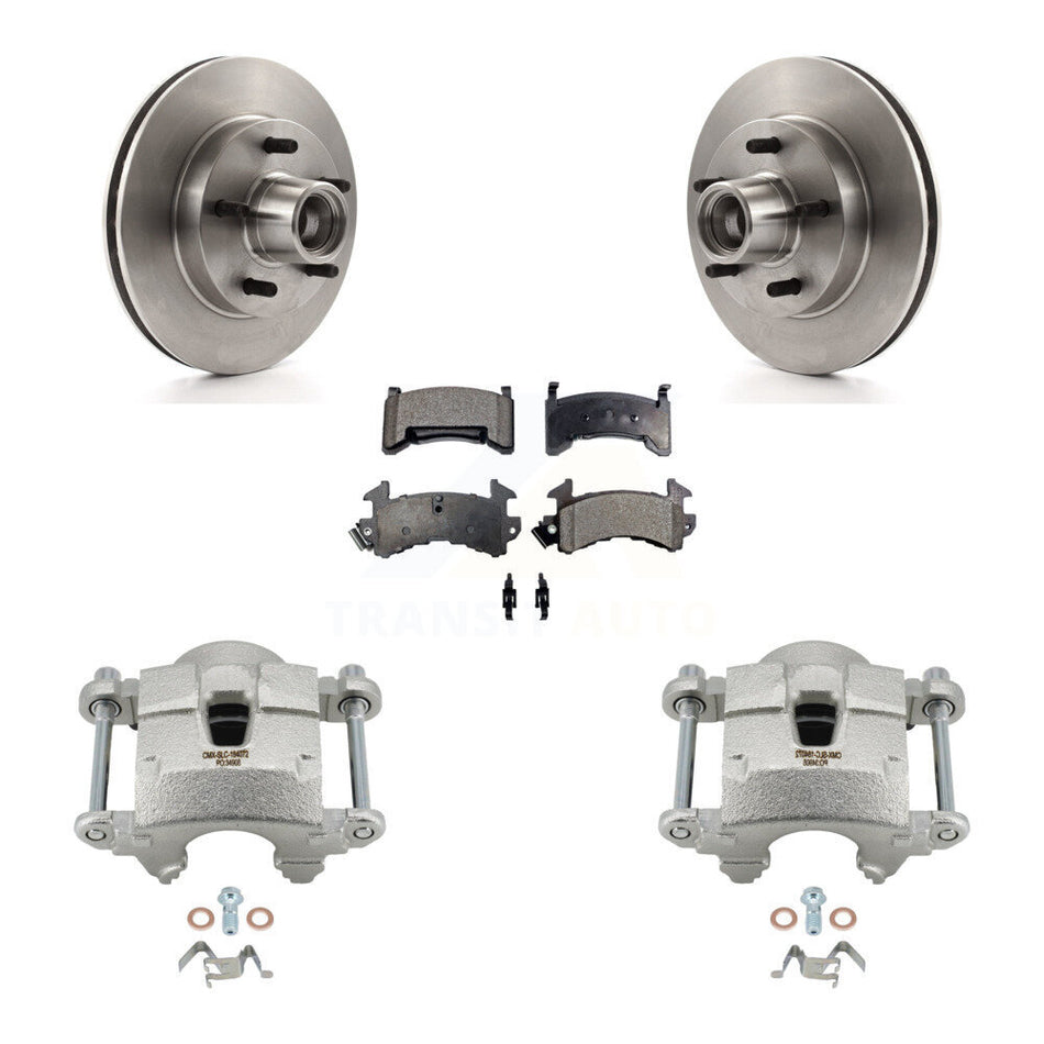 Front Brake Caliper Rotors Ceramic Pad Kit For Chevrolet Camaro Pontiac S10 Firebird GMC KC8-100730T