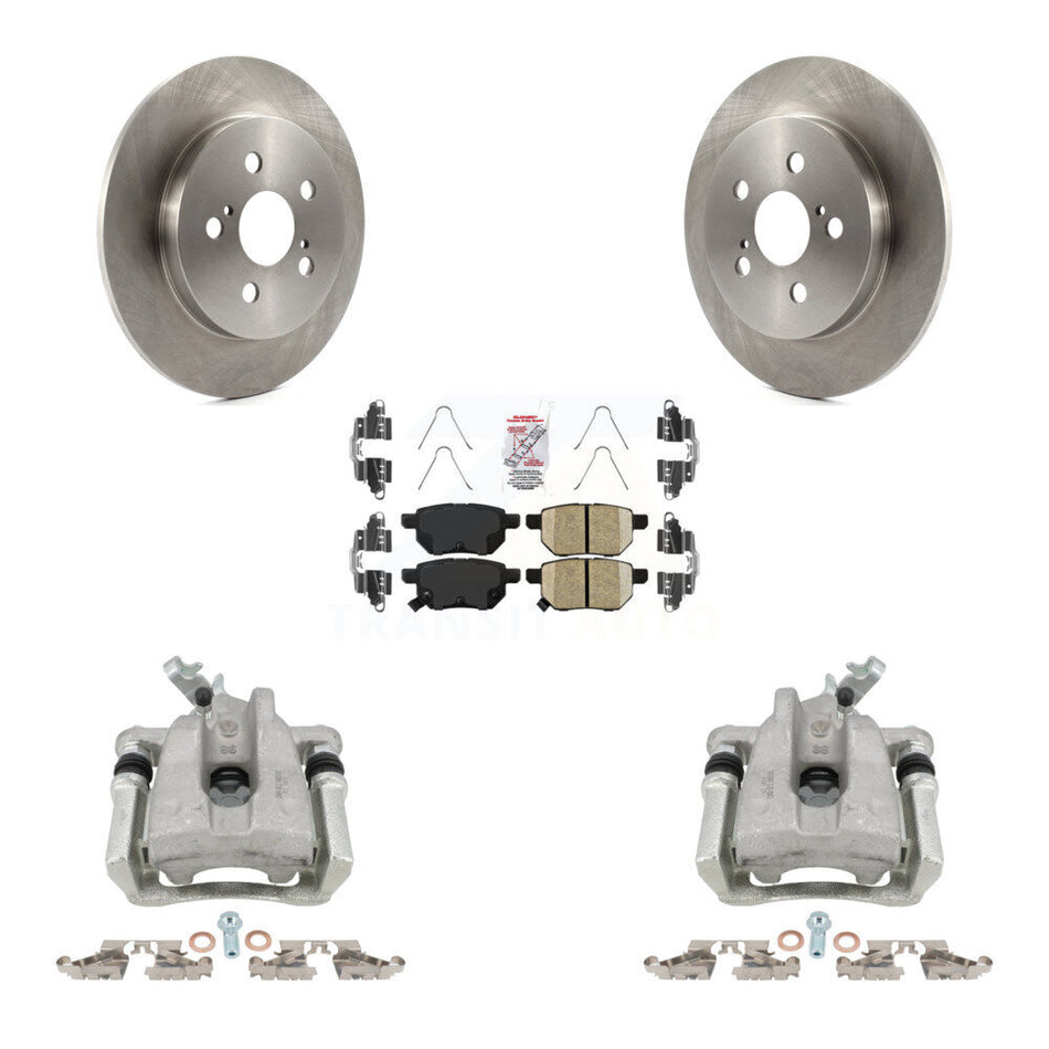 Rear Disc Brake Caliper Rotor And Ceramic Pad Kit For Toyota Corolla Matrix Pontiac Vibe KC8-100736N