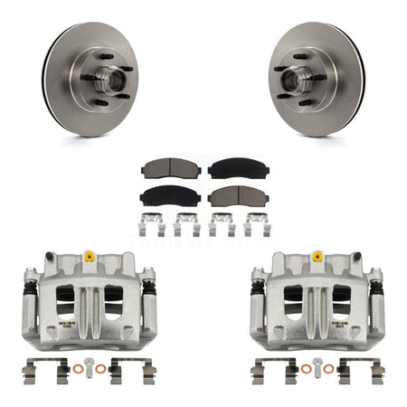 Front Disc Brake Caliper Rotor & Ceramic Pad Kit For Ford Ranger Mazda B3000 B2300 B4000 KC8-100738C