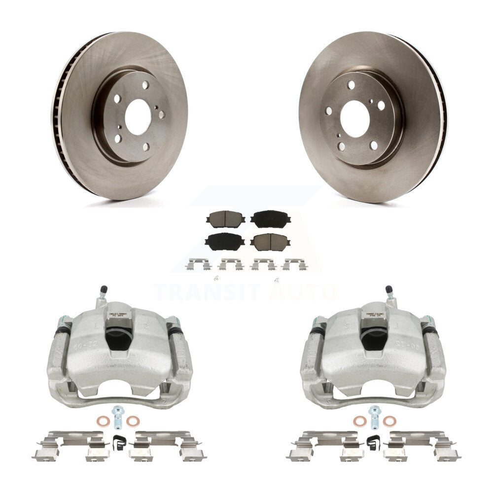 Front Disc Brake Caliper Rotors And Ceramic Pads Kit (5Pc) For Lexus IS250 GS300 KC8-100744C