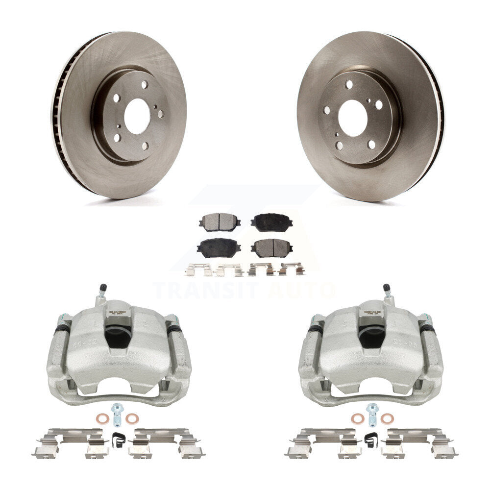 Front Disc Brake Caliper Rotors And Ceramic Pads Kit (5Pc) For Lexus IS250 GS300 KC8-100754T