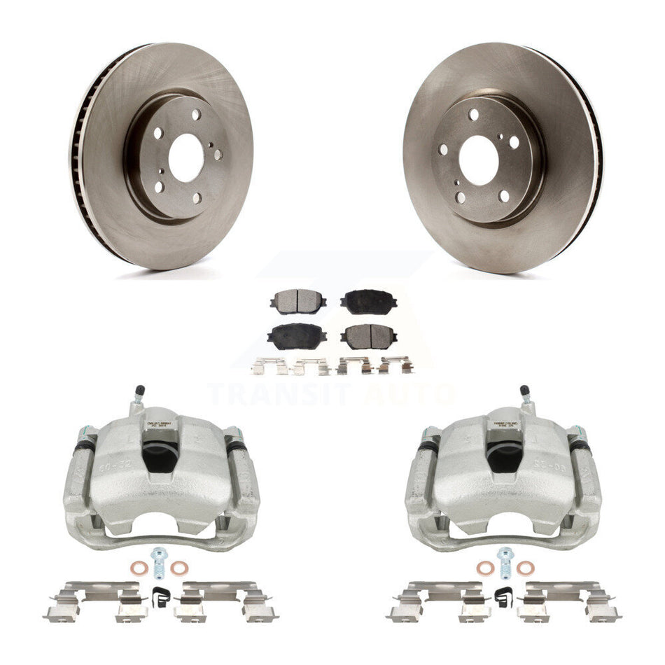Front Disc Brake Caliper Rotors And Ceramic Pads Kit (5Pc) For Lexus IS250 GS300 KC8-100754T