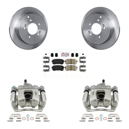 Rear Disc Brake Caliper Rotors & Ceramic Pad Kit For 2016 Kia Sportage AWD From 12 10 15 KC8-100835N
